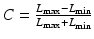 
$$ C=\frac{L_{\max }-{L}_{\min }}{L_{\max }+{L}_{\min }} $$

