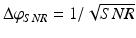 
$$ \Delta {\varphi}_{SNR}=1/\sqrt{SNR} $$
